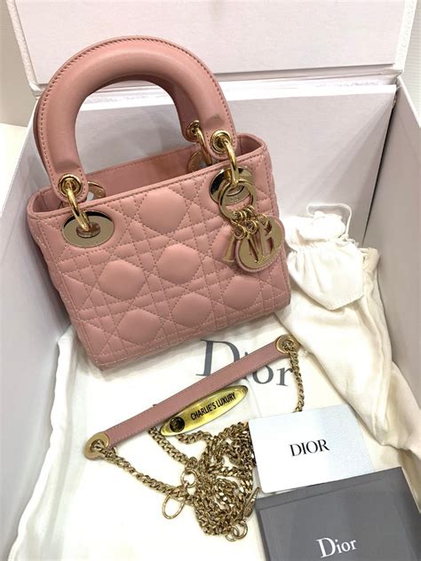 lady dior bag in rose poudre lambskin price australia